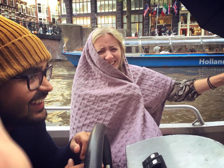 The aftermath of the crash!