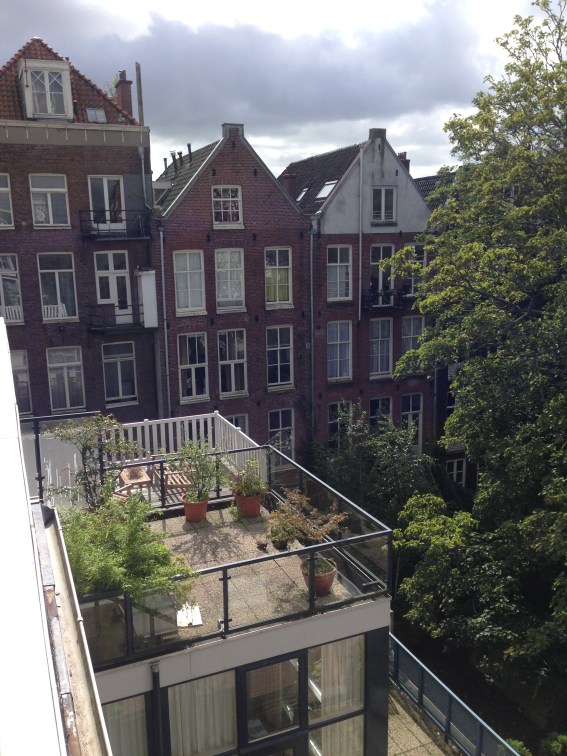 View from Lana and Seb's apartment balcony.