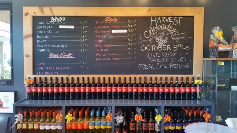 The selection of wines :)